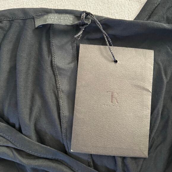 The Row Roger Tank in Black Size Large Italian Viscose Made in USA New - Picture 3 of 7